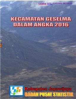 Kecamatan Geselma Dalam Angka 2016